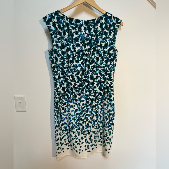 Ann Taylor Sundress Sleeveless Blue/Green Size 6 Tall - Picture 4 of 4